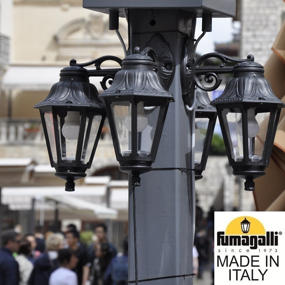 Уличный настенный светильник Fumagalli BISSO/ANNA E22.131.000.AXE27DN в Санкт-Петербурге