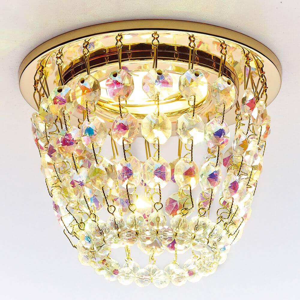 Встраиваемый светильник Ambrella Light Crystal K2075 CH/CL в #REGION_NAME_DECLINE_PP#