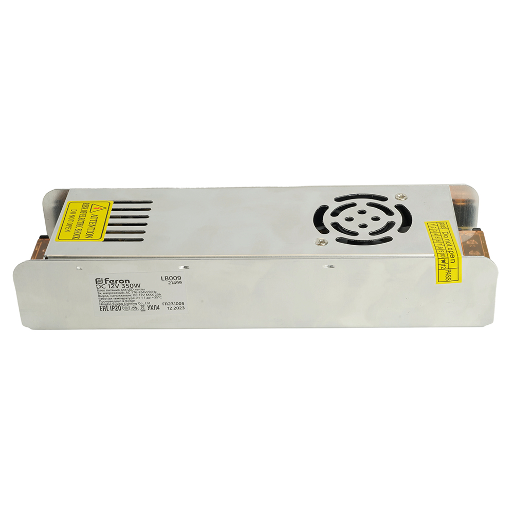 Блок питания для светодиодной ленты Feron LB009 12V 350W IP20 29A 21499 в Санкт-Петербурге
