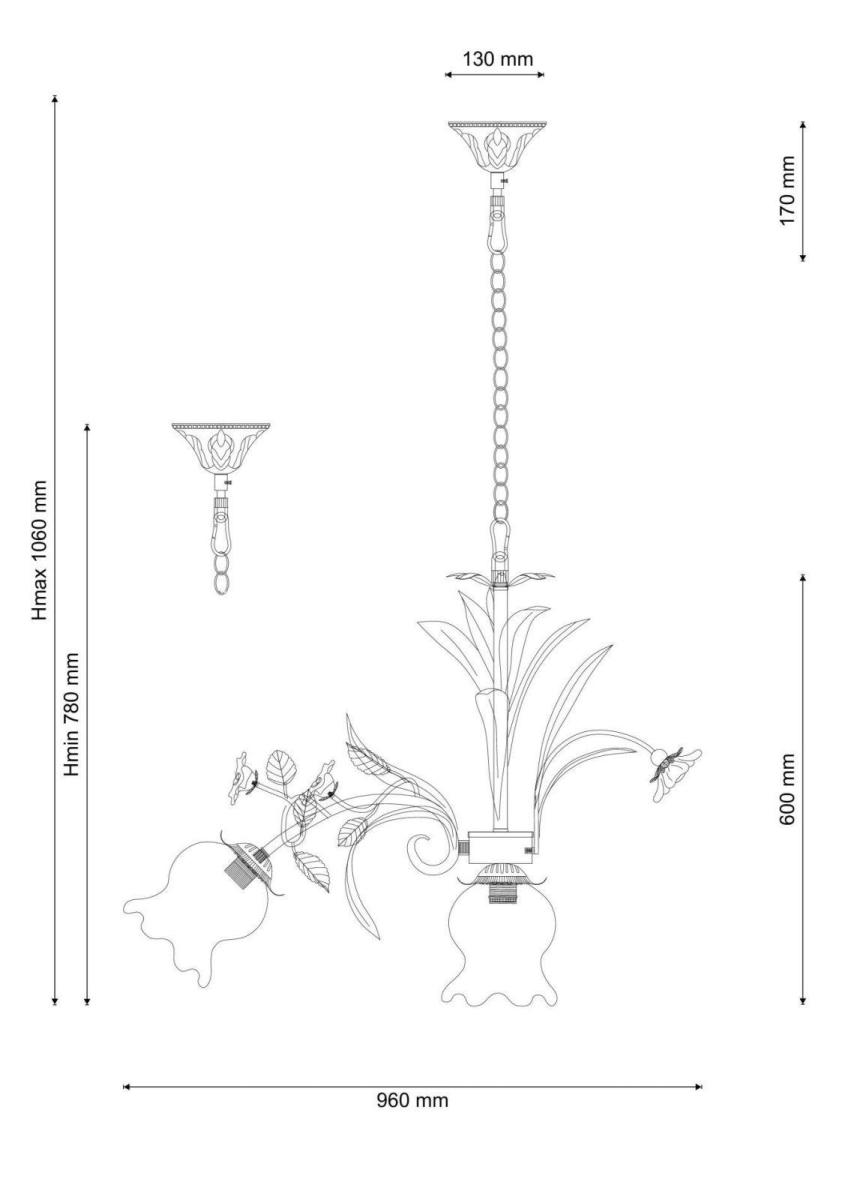 Подвесная люстра Lucia Tucci Fiori Di Rose 184.8.1 в Санкт-Петербурге