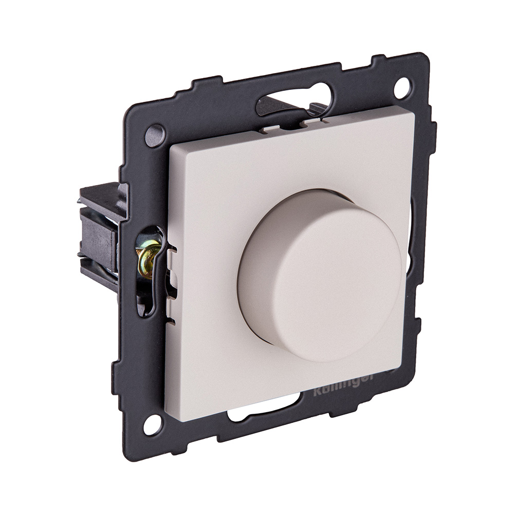 Светорегулятор для светодиодных ламп, проходной, 500W, кашемир матовый Kollinger REA-048CM для Aspekt, Eleganz, Reflex в #REGION_NAME_DECLINE_PP#