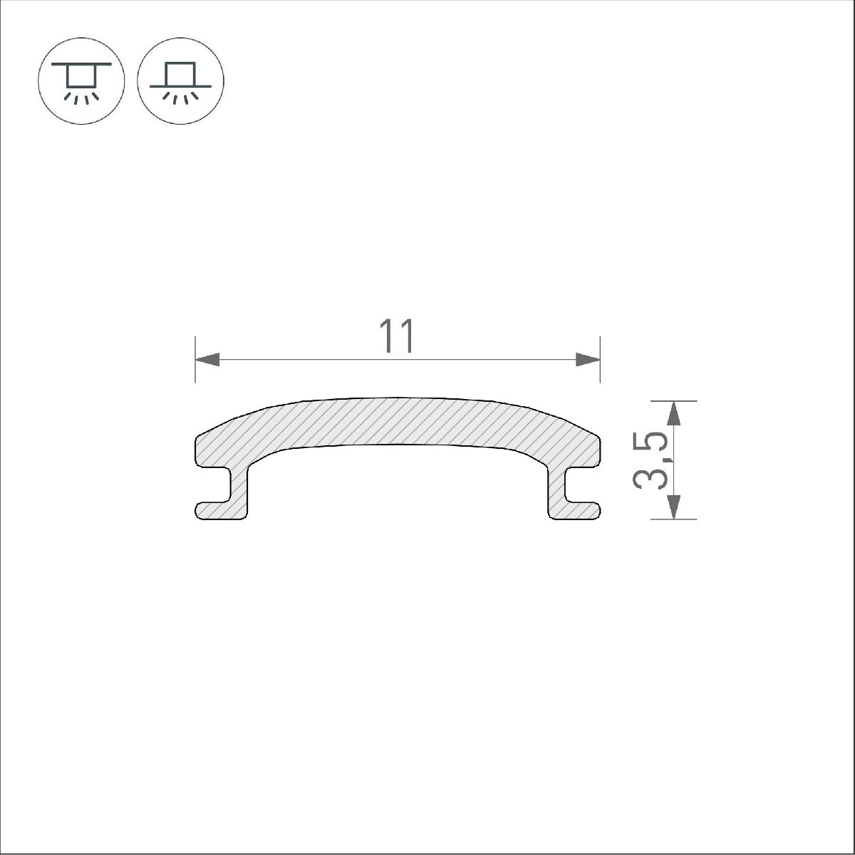 Экран Arlight STRETCH-SHADOW-10m OPAL-PVC A2-CONTOUR-PRO 040644 в Санкт-Петербурге