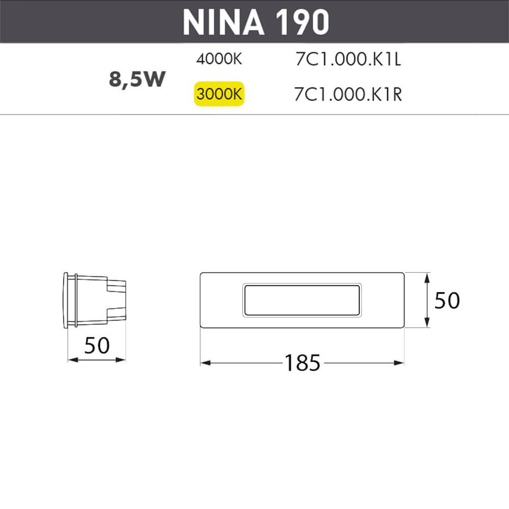 Уличный светодиодный светильник Fumagalli Nina 7C1.000.000.LYK1L в Санкт-Петербурге