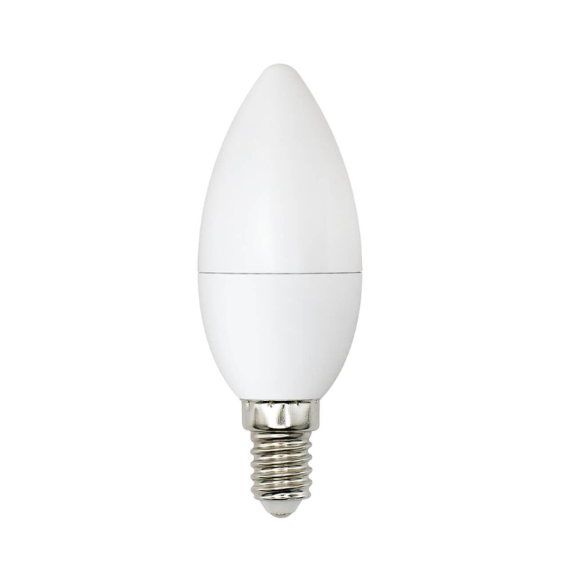 Лампа светодиодная (UL-00001570) Uniel E14 6W 4000K матовая LED-C37-6W/WW+NW/E14/FR PLB01WH в #REGION_NAME_DECLINE_PP#