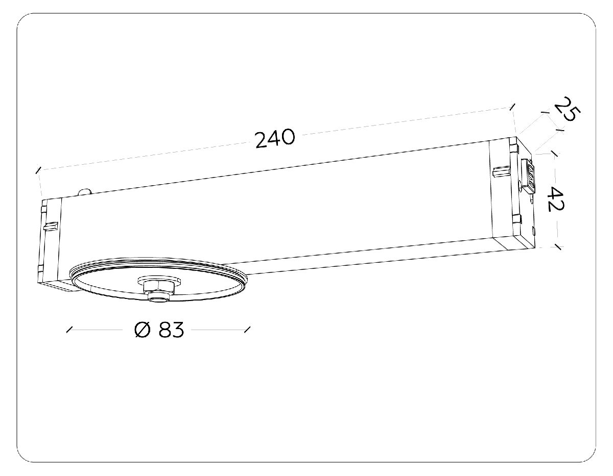 Крепеж для корпуса Ambrella Light DIY Spot A2541 в Санкт-Петербурге