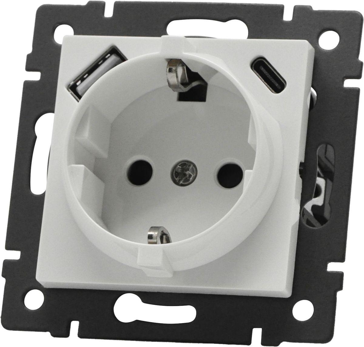 Механизм розетки с быстрой USB зарядкой Arlight SCT-MUAC-PL-WH-V (250V, 16A) 049822 в Санкт-Петербурге
