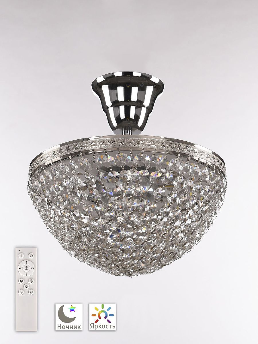 Потолочный светильник Bohemia Ivele Crystal 19321/25IV/LED-DIM Ni в #REGION_NAME_DECLINE_PP#