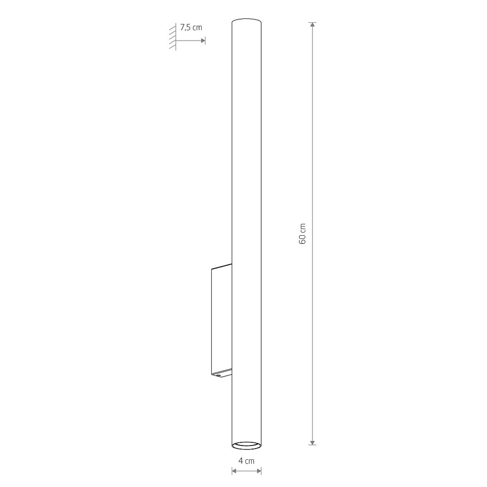 Настенный светильник Nowodvorski Fourty Wall XL Gray 10892 в Санкт-Петербурге