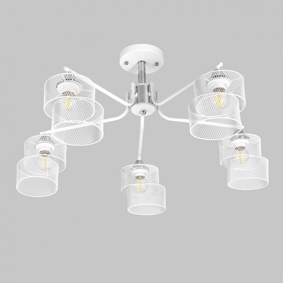 Люстра на штанге IMEX MD.4252-5-S-WH+CH в Санкт-Петербурге