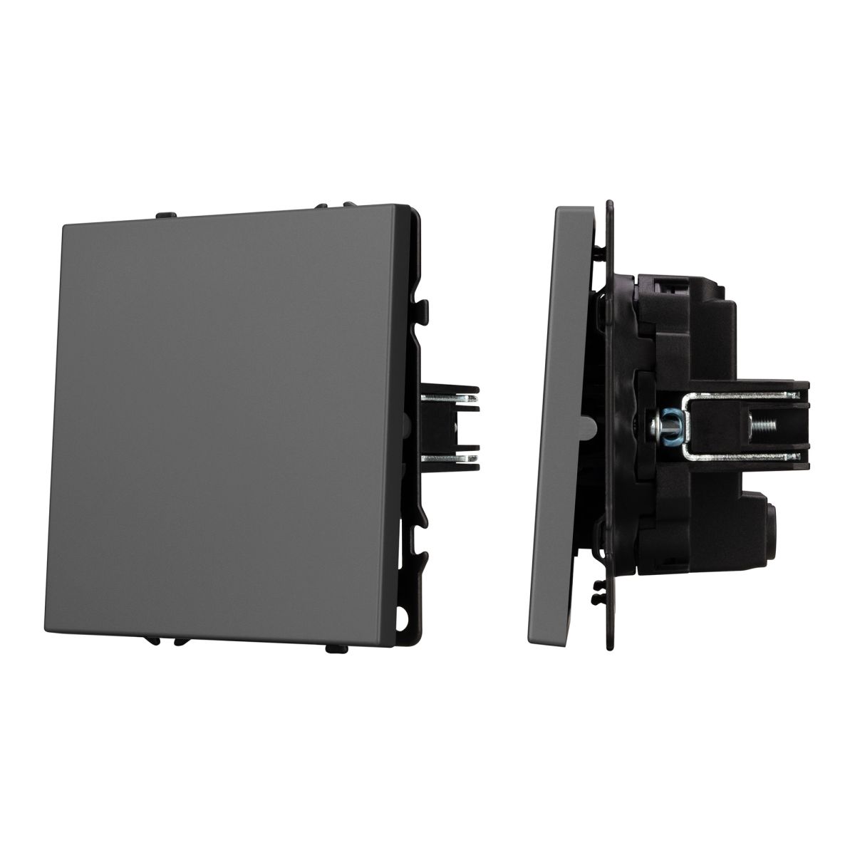 Выключатель перекрёстный 1 кл софт-тач серый базальт Arlight SWT-MKX1-SFPL-GR (250V, 10A) 054251(1) в #REGION_NAME_DECLINE_PP#