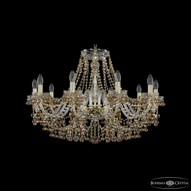 Подвесная люстра Bohemia Ivele Crystal 1409/10/300 G R777 в Санкт-Петербурге
