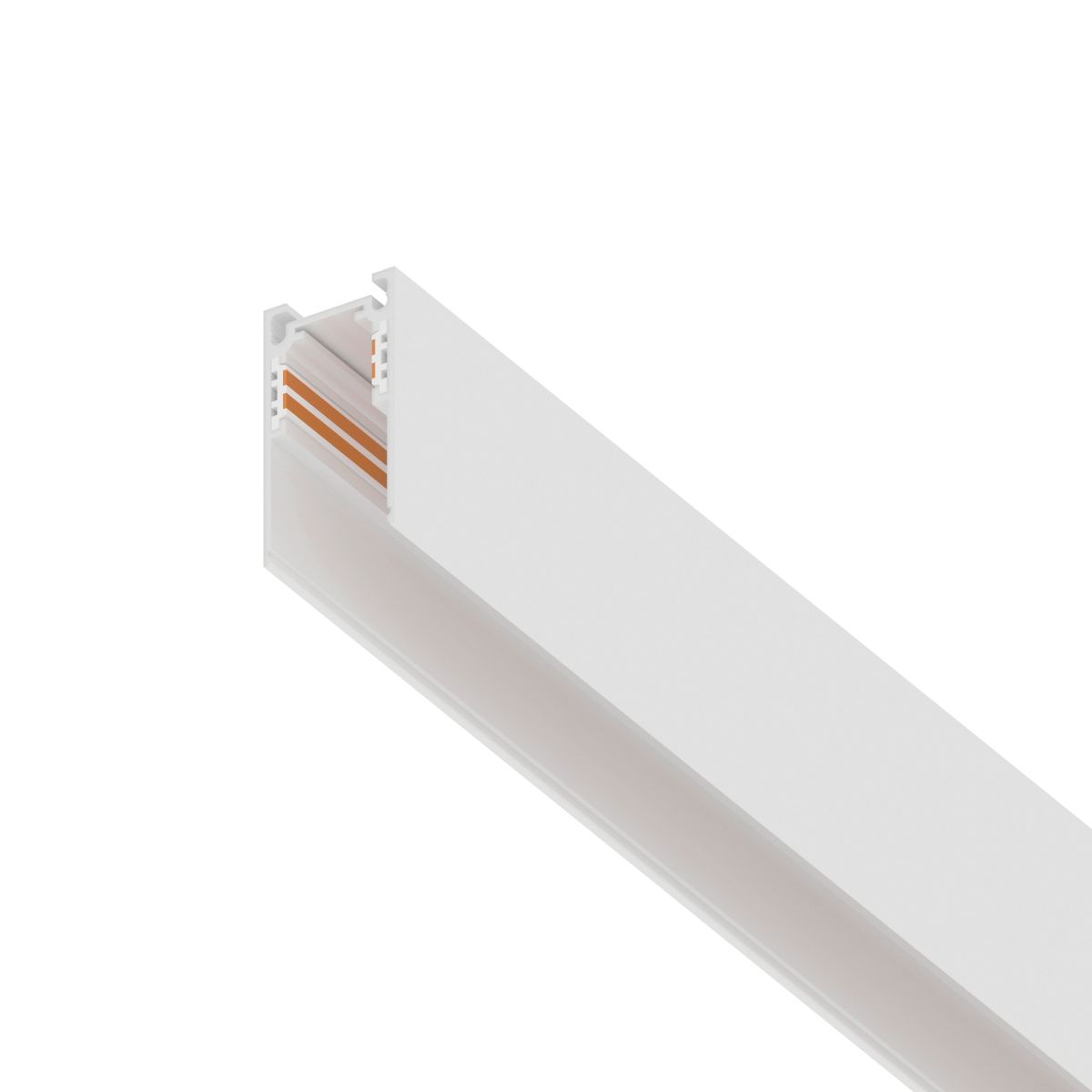 Шинопровод однофазный 4-контактный накладной со стыковочным пазом (Заглушки и декоративный экран в комплекте) Lightstar Uno Pro 509036P в Санкт-Петербурге