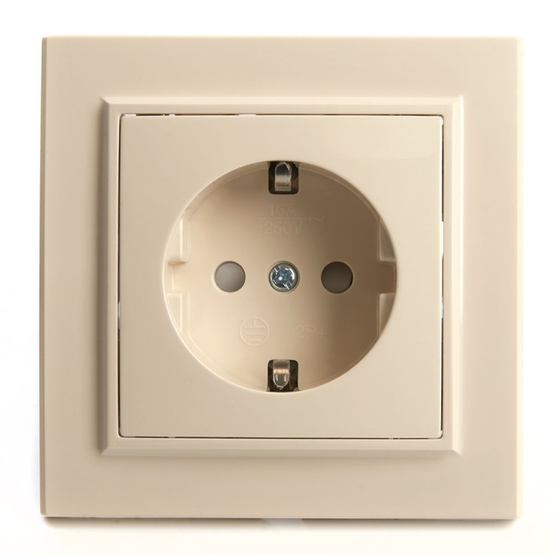 Розетка 1-местная Stekker PST16-9010-02 с защитной шторкой 39236 в Санкт-Петербурге