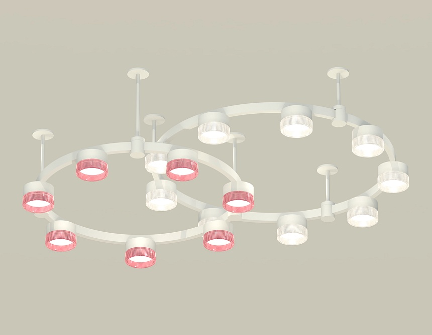 Комплект подвесного светильника Ambrella Light Techno Ring XR92211210 (A9221, A9226, C9241, C9236, N8480, N8486) в Санкт-Петербурге