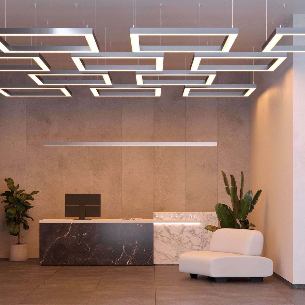 Профиль Arlight POWER-W100H70-2000 BLACK (Алюминий) 056214 в Санкт-Петербурге