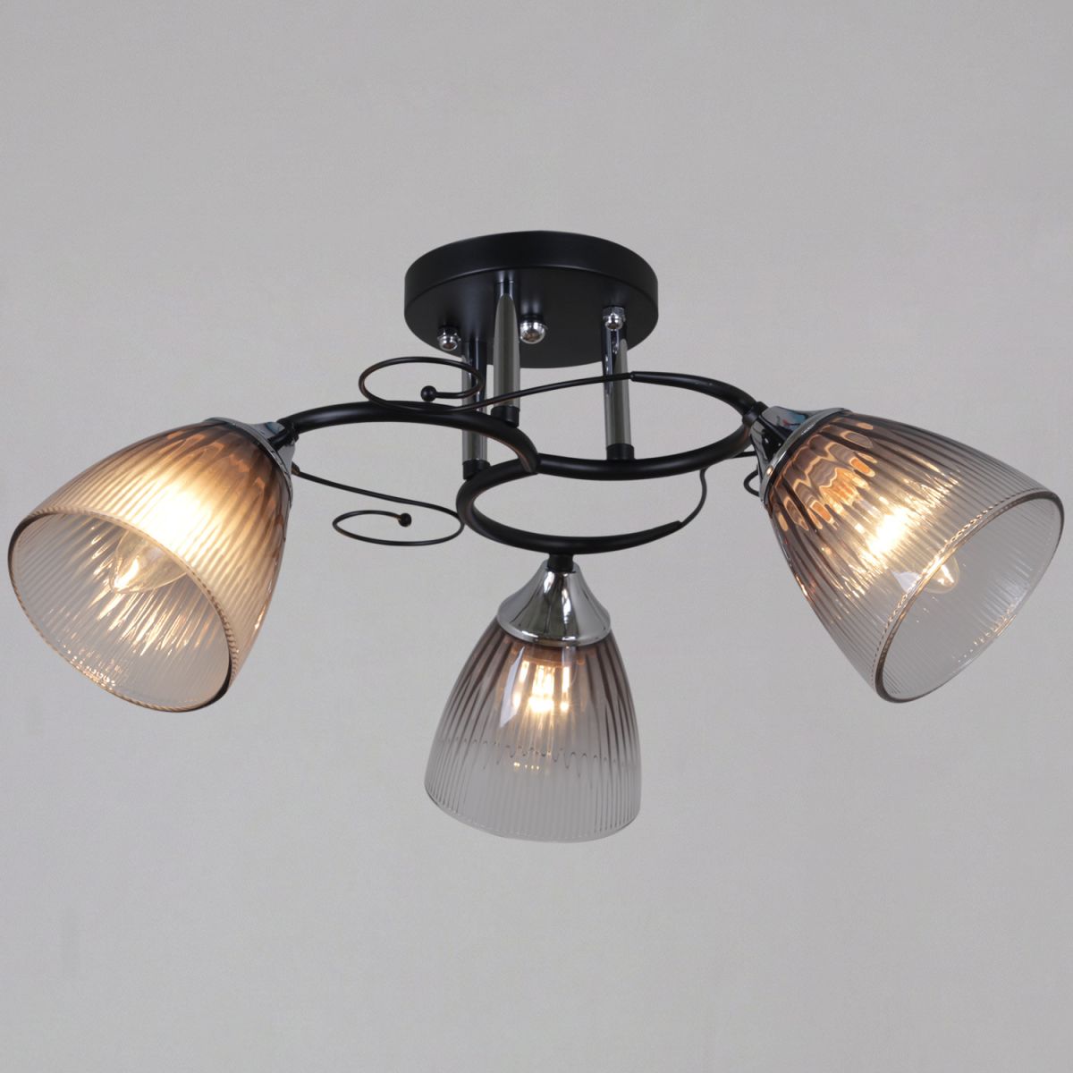Потолочный светильник Reluce 13560-0.3-03 BK+CR в Санкт-Петербурге