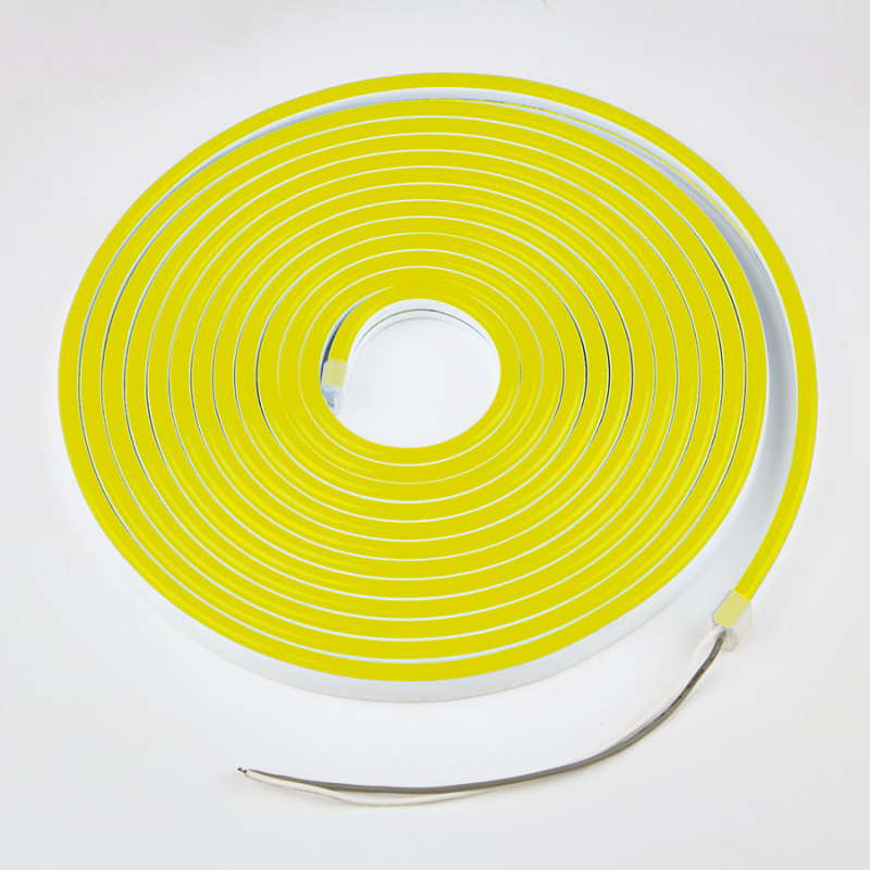 Светодиодная лента Uniel ULS-N11-2835-120LED/m-8mm-IP67-DC24V-10W/m-15M-YELLOW катушка в герметичной упаковке в Санкт-Петербурге