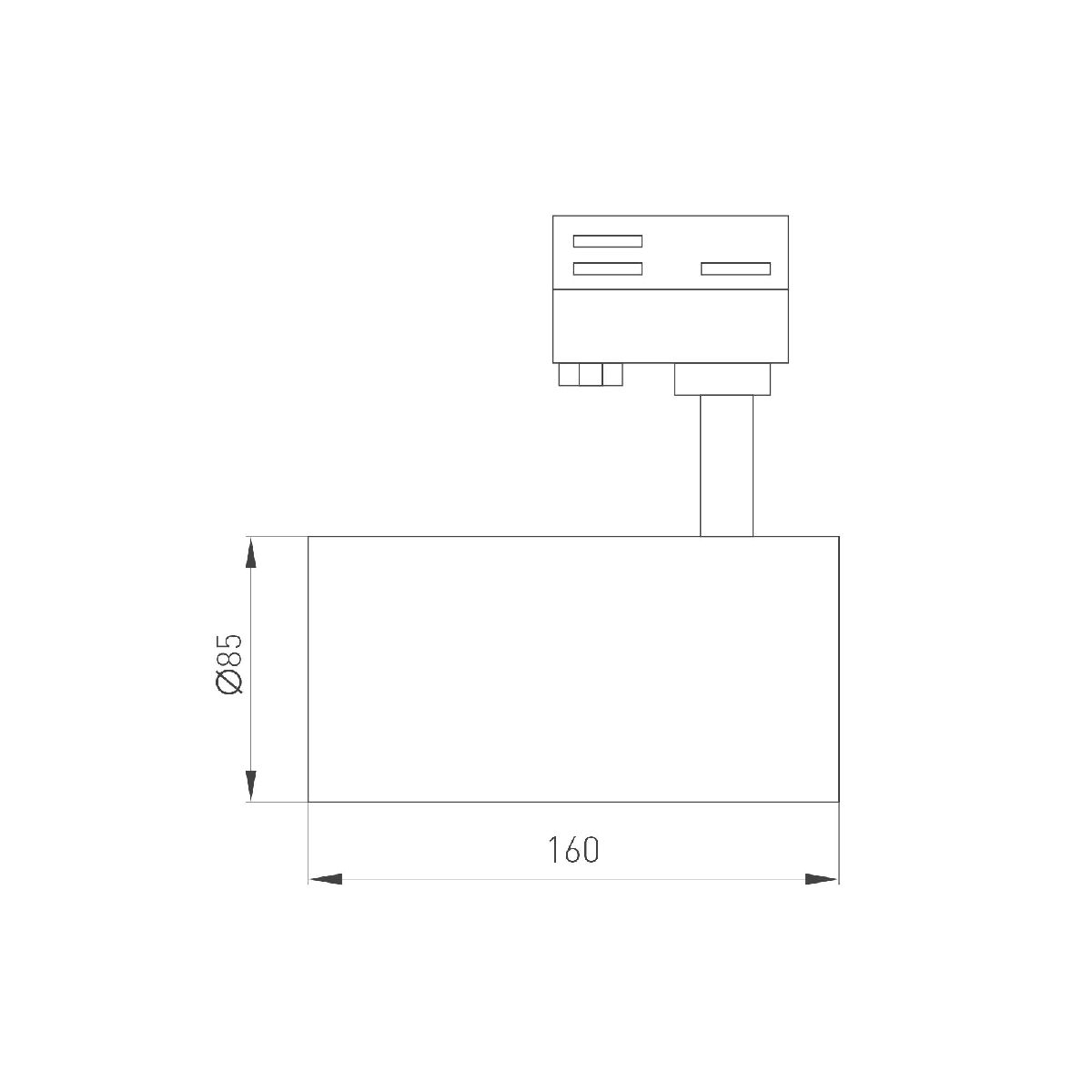 Трековый трехфазный светильник Arlight LGD-CALIPSO-4TR-R85-20W Day4000-MIX 046734 в Санкт-Петербурге