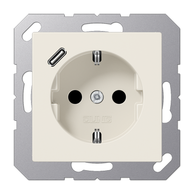 Розетка 2K+З USB Typ C Jung A1520-18C в Санкт-Петербурге