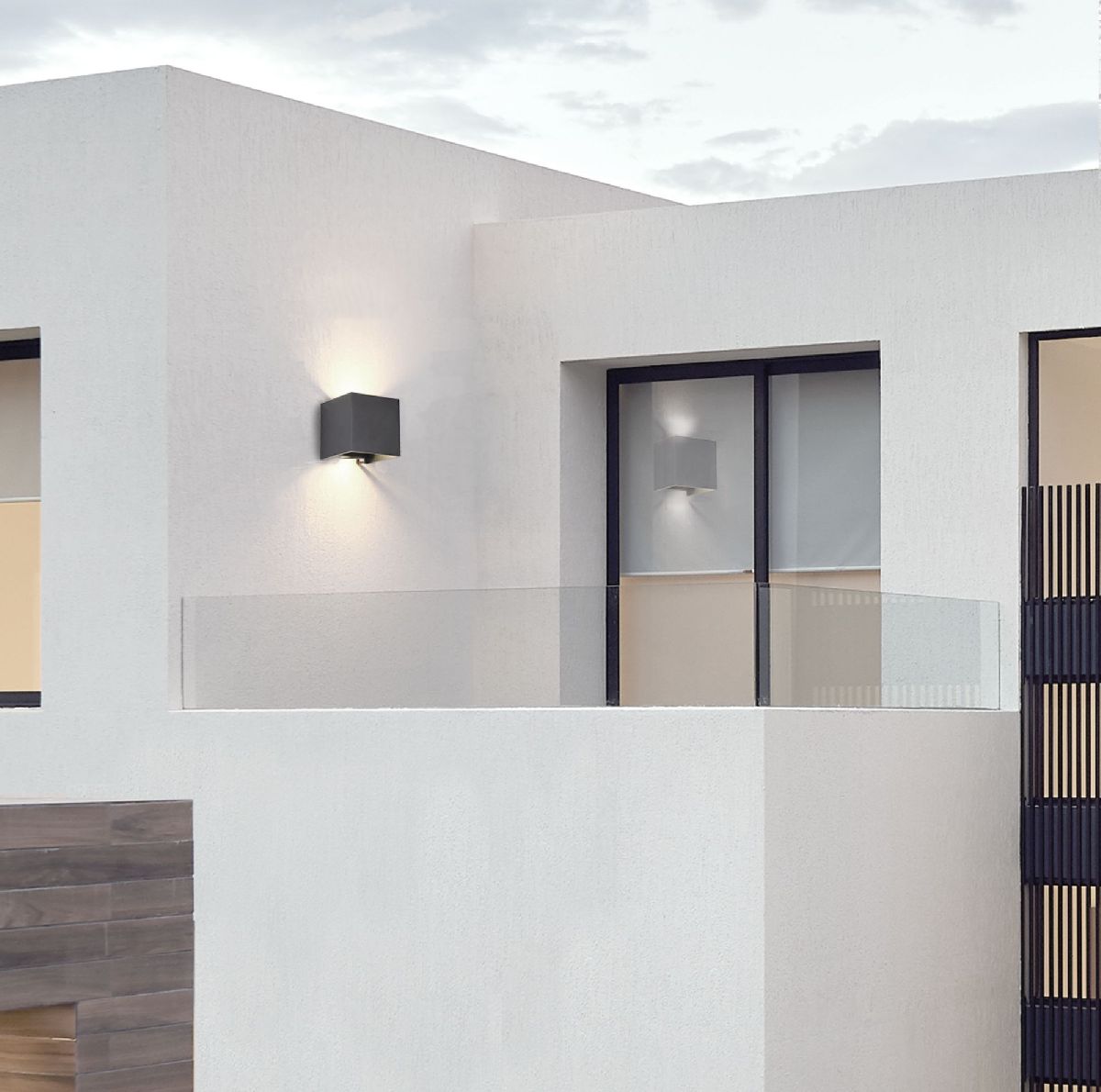 Уличный настенный светодиодный светильник Maytoni Fulton O572WL-L6B в Санкт-Петербурге