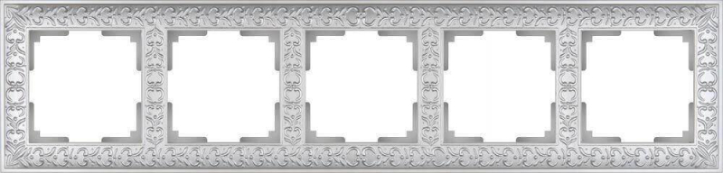 Рамка Werkel Antik на 5 постов жемчужный WL07-Frame-05 4690389063534 в #REGION_NAME_DECLINE_PP#
