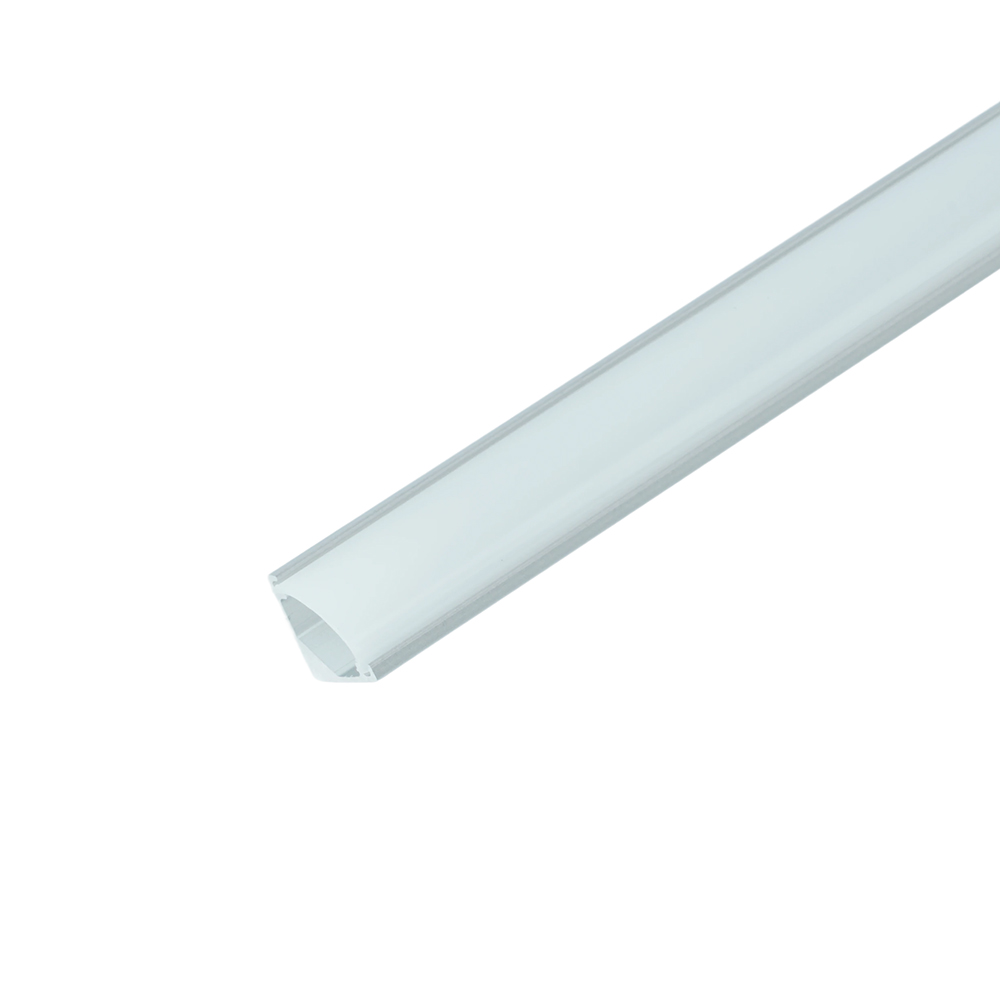 Профиль алюминиевый угловой круглый 7.9*7.9мм, серебро Feron CAB240 с матовым экраном, 2 заглушками, 4 крепежами в комплекте 52148 в #REGION_NAME_DECLINE_PP#