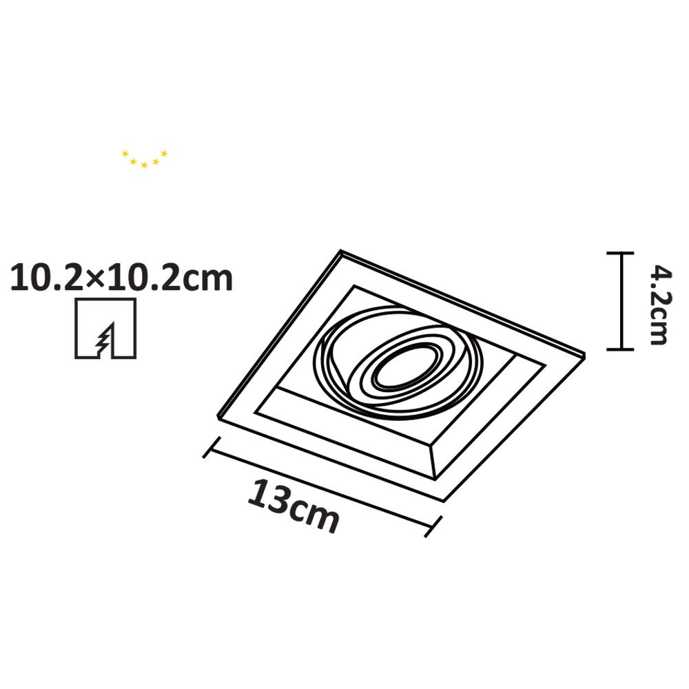 Встраиваемый светильник Arte Lamp A6661PL-1WH в Санкт-Петербурге