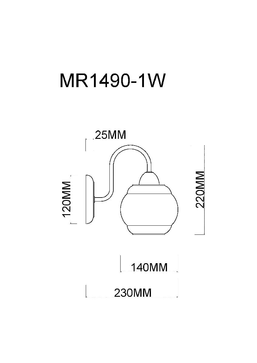 Бра MyFar Kris MR1490-1W в Санкт-Петербурге