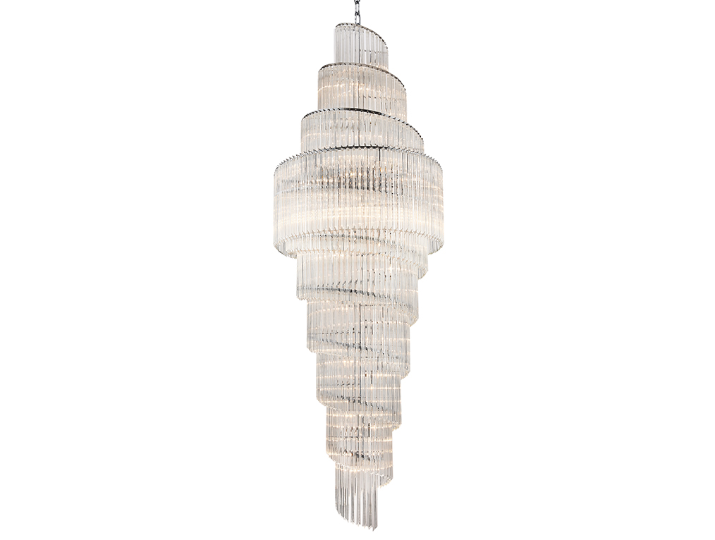 Подвесная люстра Newport Amanda 8954/C nickel М0067867 в Санкт-Петербурге