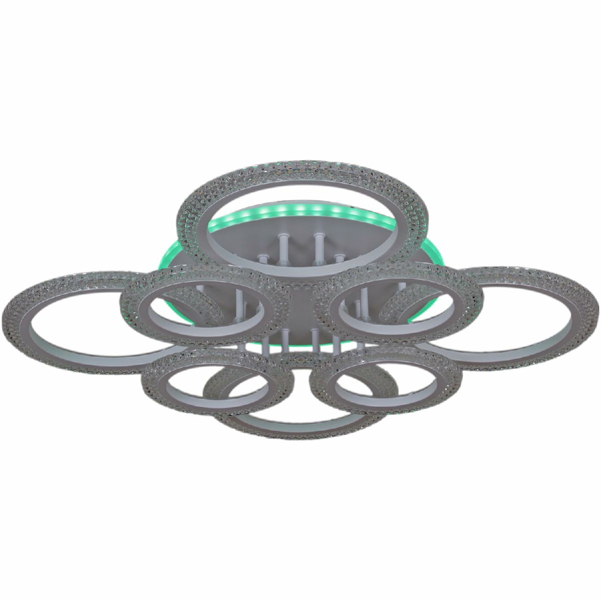 Потолочная люстра Reluce 08488-0.3-4+4CRGB WH(RGB) в Санкт-Петербурге