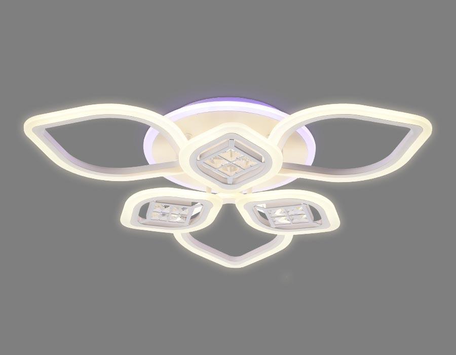 Потолочная светодиодная люстра Ambrella Light Acrylica Ice FA282 в Санкт-Петербурге