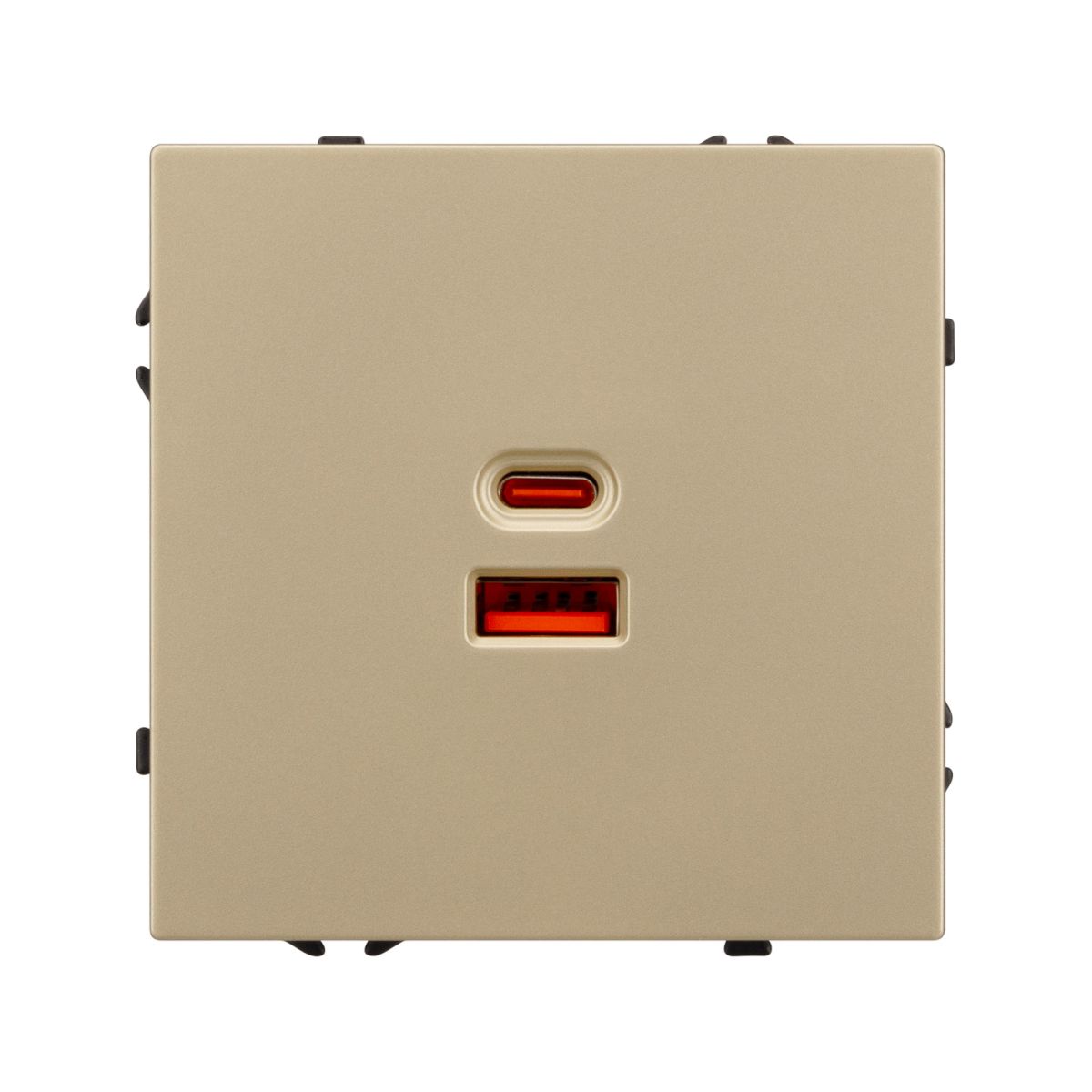 USB Розетка тип A+C софт-тач золотой песок Arlight SCT-MUAC-SFPL-FC-GD (65W, QC3) 054318(1) в #REGION_NAME_DECLINE_PP#