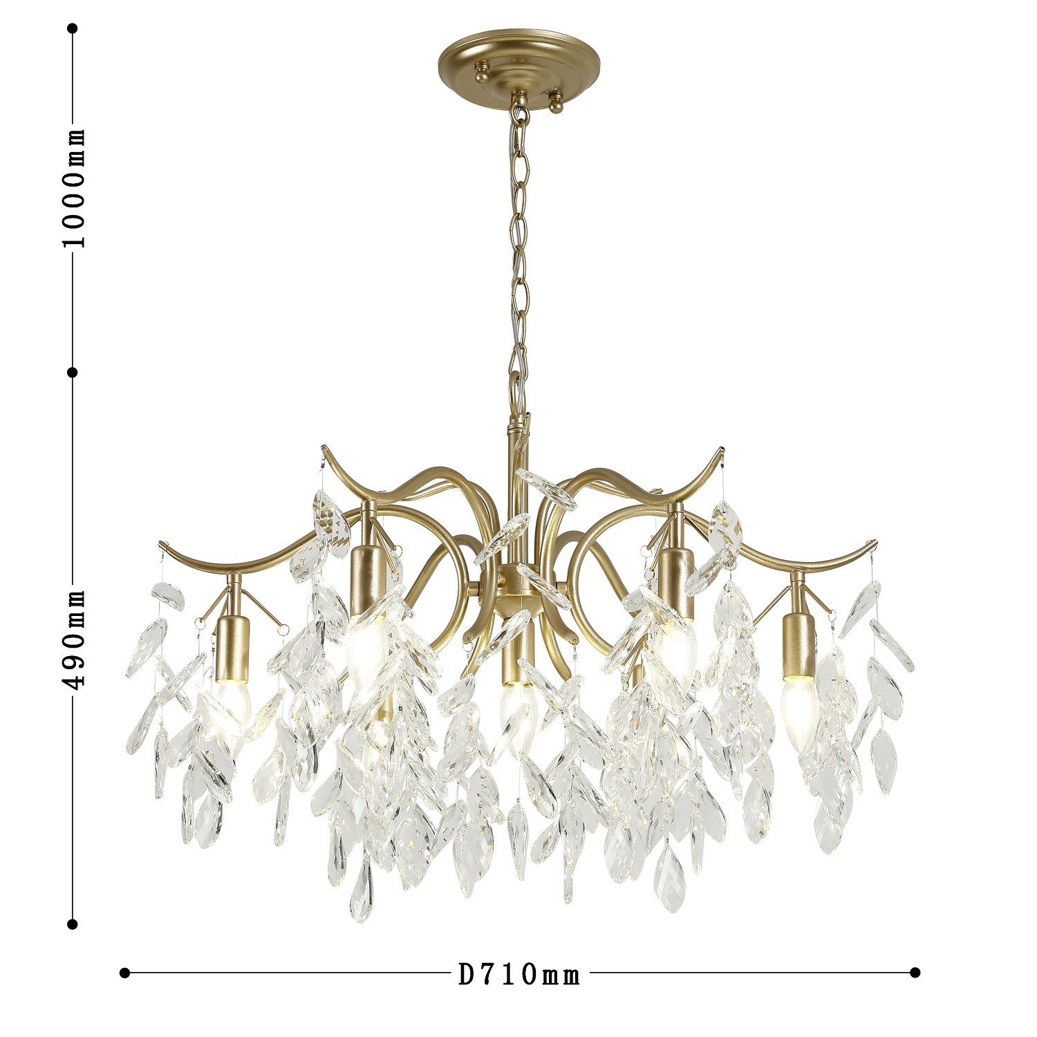 Подвесная люстра Favourite Brillo 3003-7P в #REGION_NAME_DECLINE_PP#