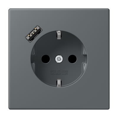 Розетка 2K+З USB Typ A Jung LC1520-18A202 в Санкт-Петербурге