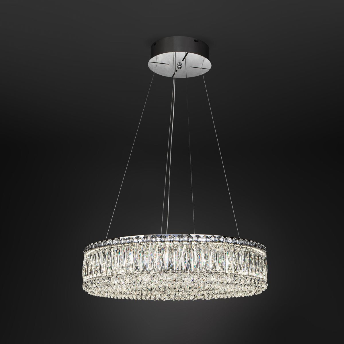 Подвесная люстра Eurosvet Iride 101007 LED хром a071458 в #REGION_NAME_DECLINE_PP#