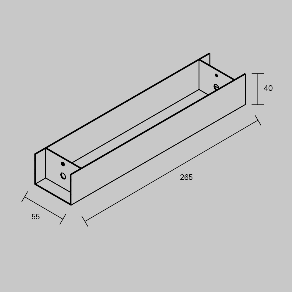 Основание для блока питания для подвесных шинопрводов Maytoni TRA233-BB-B в #REGION_NAME_DECLINE_PP#