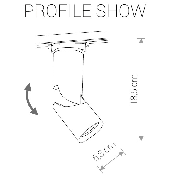 Трековый светодиодный светильник Nowodvorski Profile Show 9424 в Санкт-Петербурге