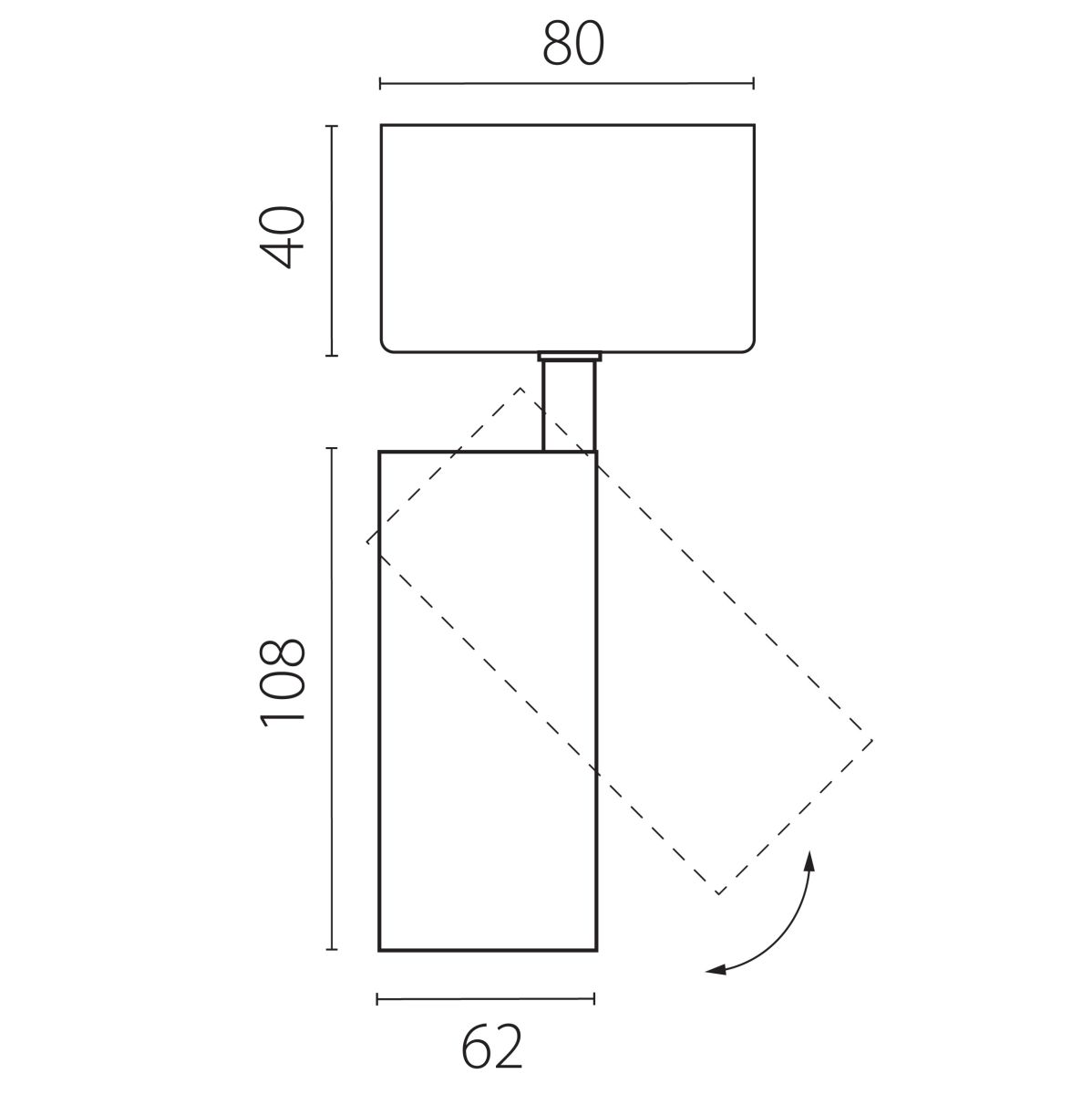 Накладной светильник Lightstar Alta Base A5137SO в Санкт-Петербурге