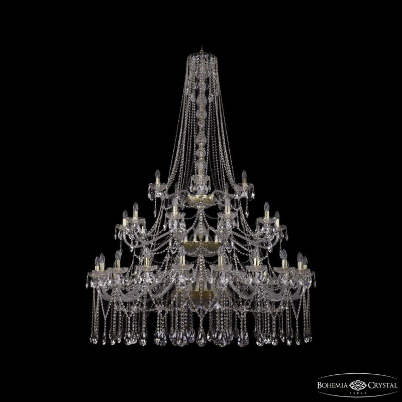 Подвесная люстра Bohemia Ivele Crystal 1413/20+10+5/530/h-201/3d G в Санкт-Петербурге