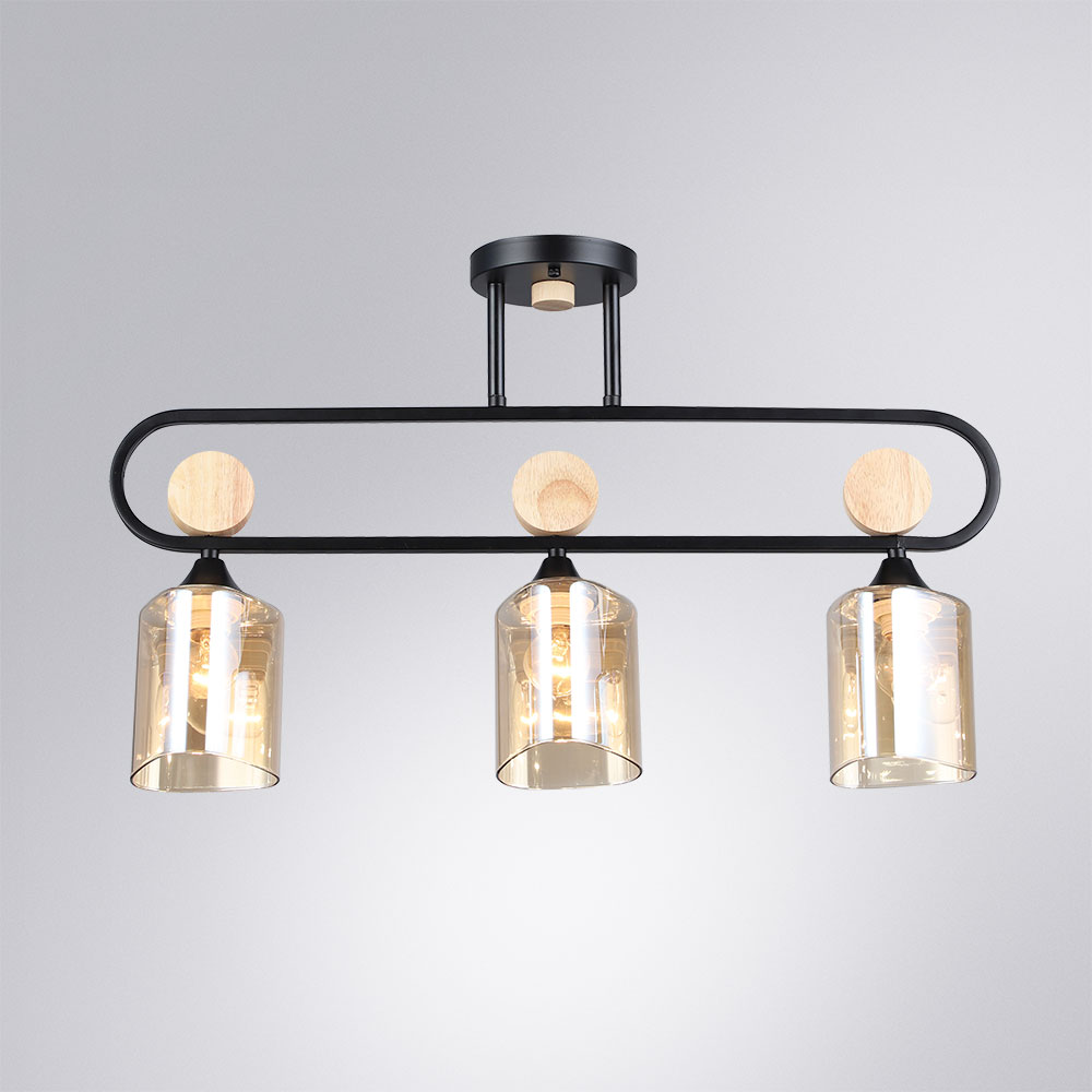 Потолочная люстра Arte Lamp Glamore A5076PL-3BK в Санкт-Петербурге