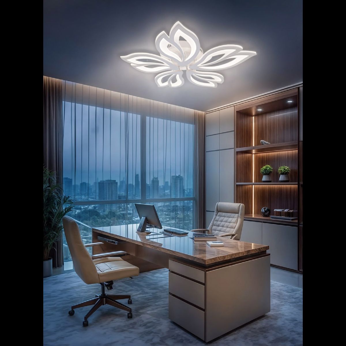 Потолочная люстра Natali Kovaltseva Fortuna LED LAMPS 81107/4C в Санкт-Петербурге
