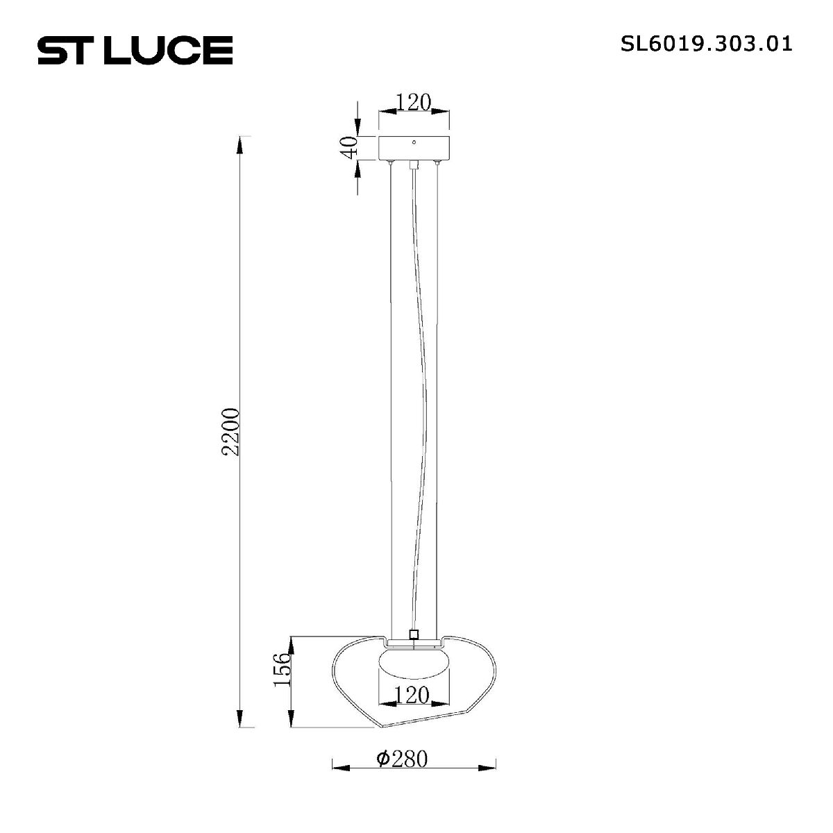 Подвесной светильник ST Luce Foray SL6019.303.01 в Санкт-Петербурге