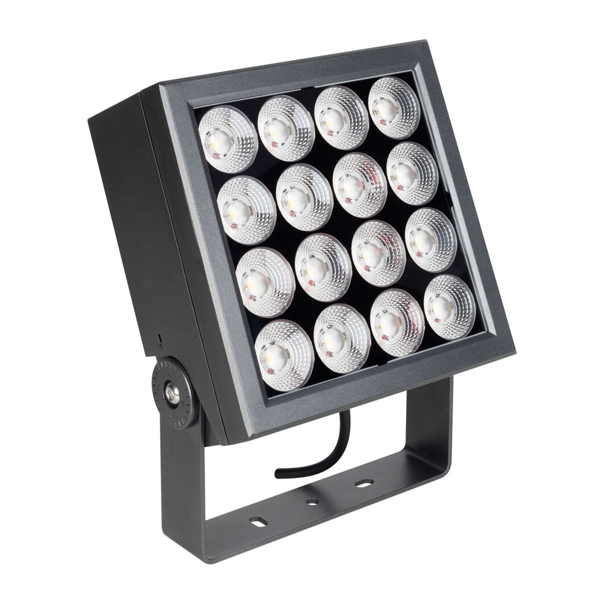 Прожектор Arlight KT-BLOCK-S220x220-50W RGBW-Day (Графит, 15 deg, 24V, DMX512) (IP66 Металл) 065891 в Санкт-Петербурге