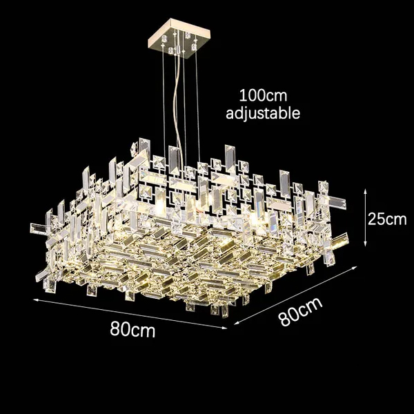 Подвесная люстра Delight Collection P7838-W80 chrome в Санкт-Петербурге