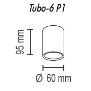 Накладной светильник TopDecor Tubo6 P1 25 в Санкт-Петербурге