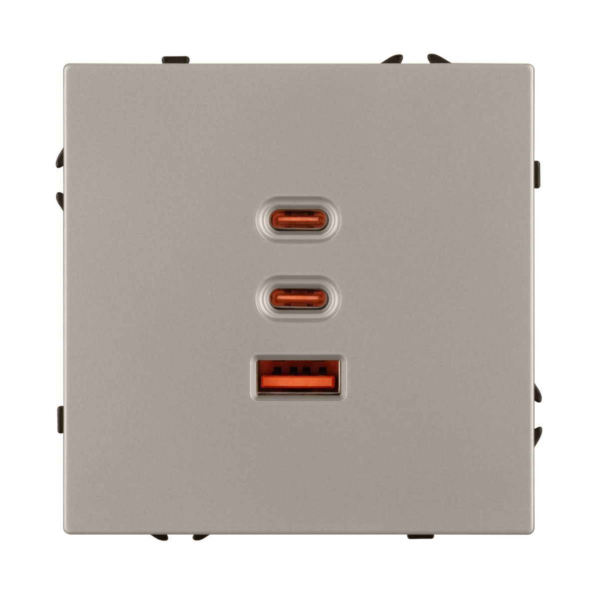 Механизм розетки с быстрой USB зарядкой Arlight SCT-NOBE-MUACC-SFPL-FC-CA (65W, QC3) 061835 в Санкт-Петербурге