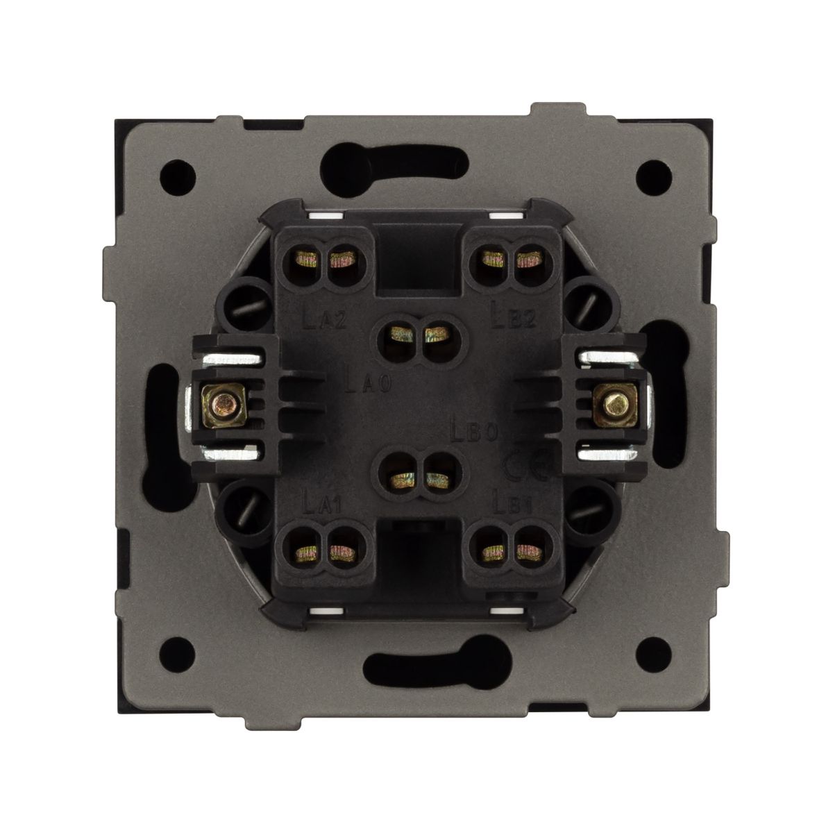 Механизм выключателя одноклавишный перекрёстный Arlight SWT-TENDO-MKX1-PL-BK (230V, 10A) 054055 в Санкт-Петербурге