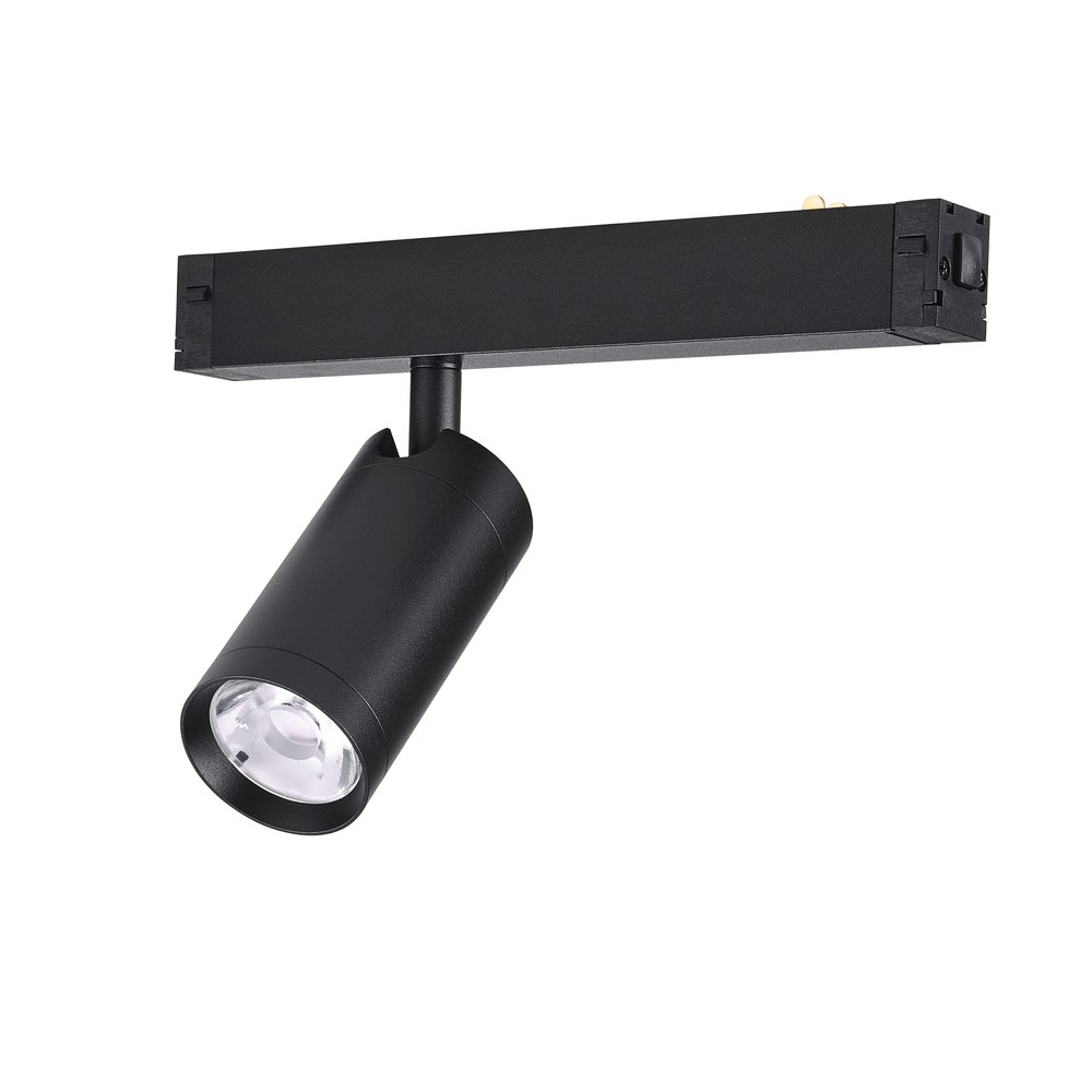 Трековый однофазный светильник AM Group Plain Opal AM589 20W 4000K BK в Санкт-Петербурге