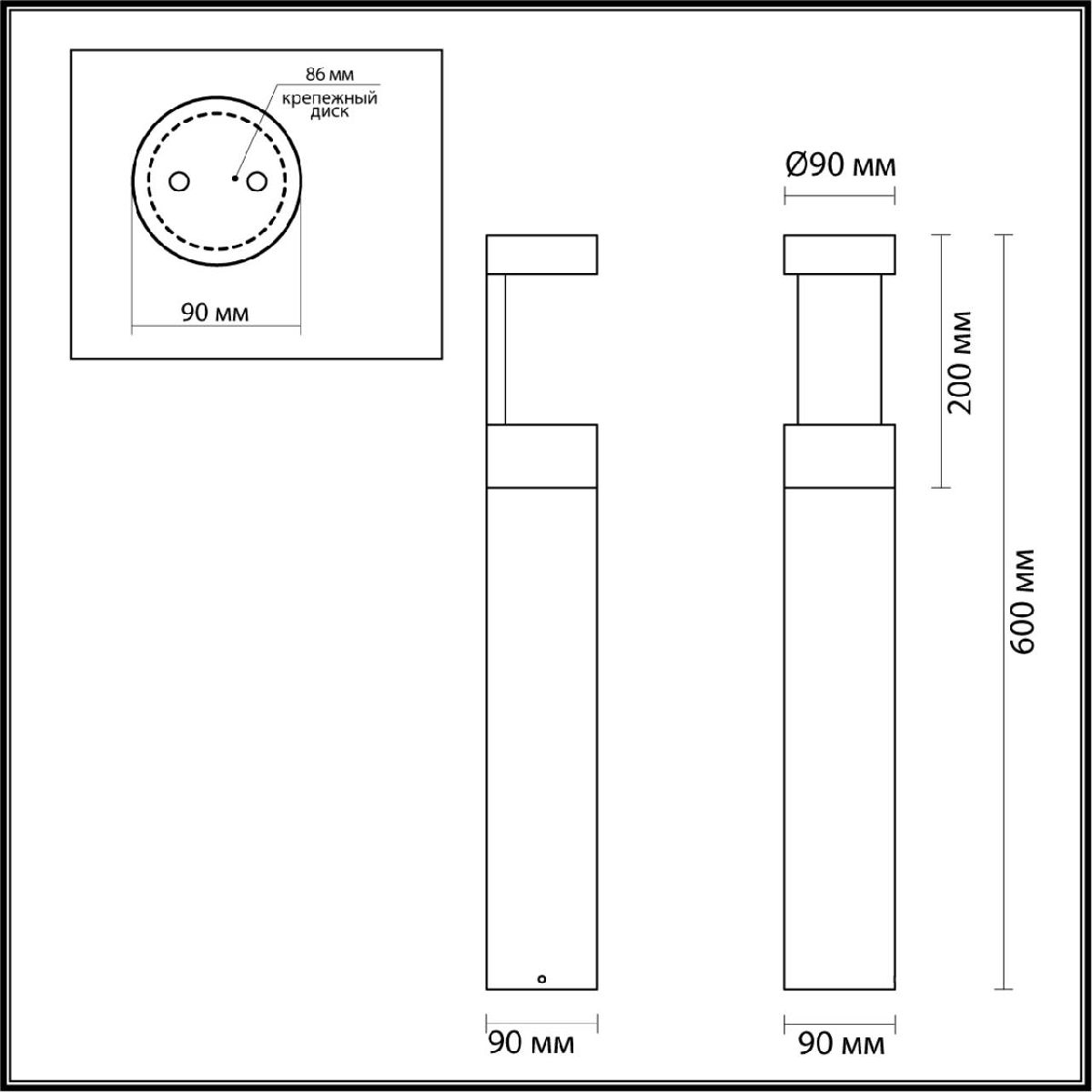 Ландшафтный светильник Odeon Light Tion 6657/10GL в Санкт-Петербурге