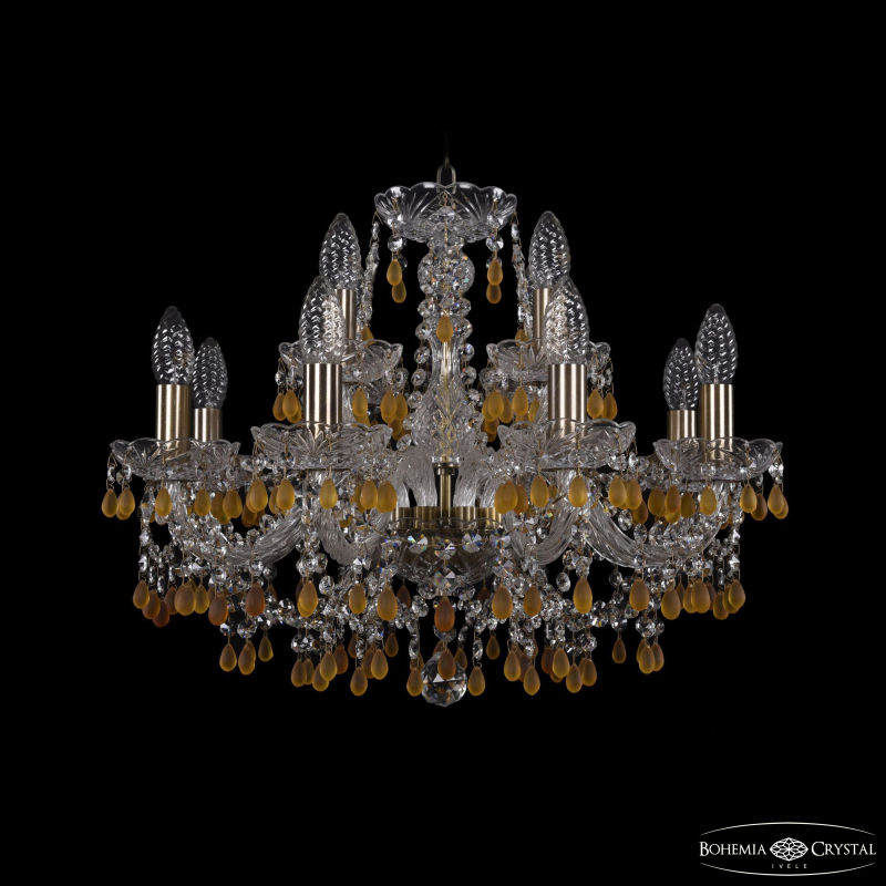 Подвесная люстра Bohemia Ivele Crystal 1410/8+4/195 Pa V1003 в Санкт-Петербурге